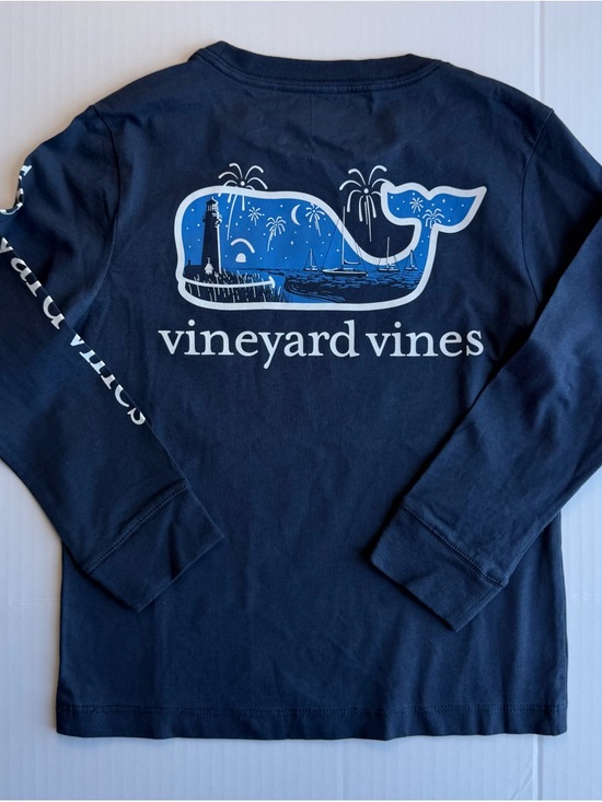 Vineyard Vines Other - Vineyard Vines Boys Long Sleeve Tee Size 4T Blue New w/ Flaws